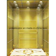 FUJI espejo grabado de acero inoxidable ascensor de pasajeros (JQ-B012)